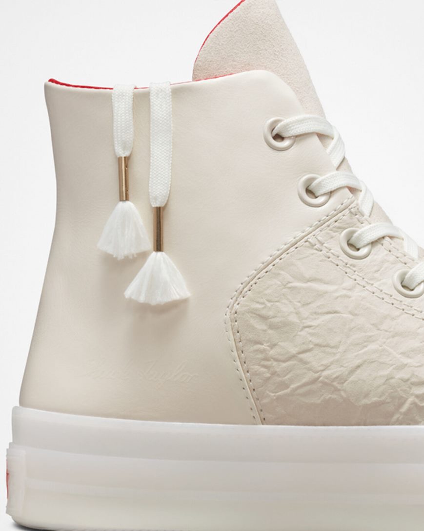 Tenis Converse Chuck 70 Marquis Year of the Rabbit Cano Alto Masculino Bege Vermelhas Branco | PT N08T9P1